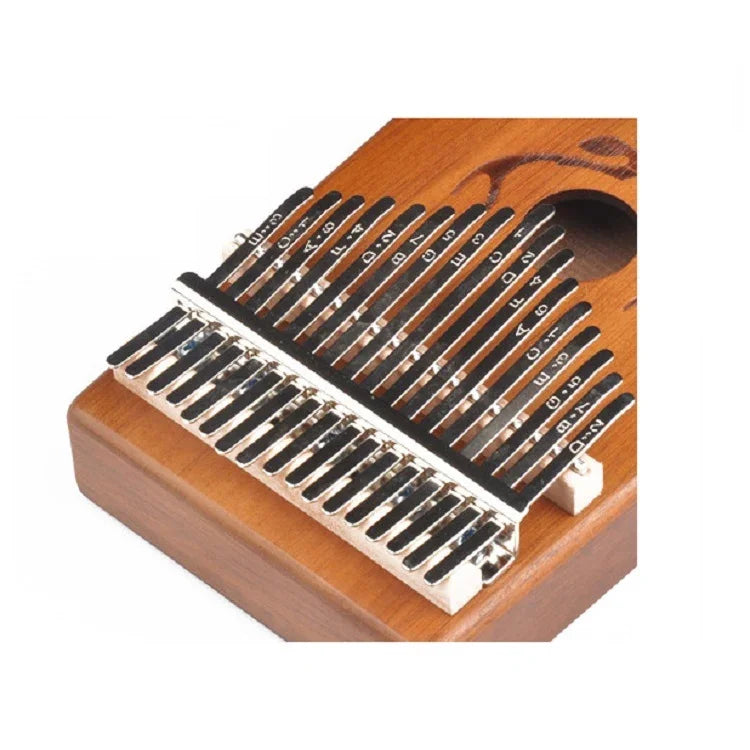 17-Toniges Anfänger-Fingerklavier Hirschkopf Kalimba Daumenklavier