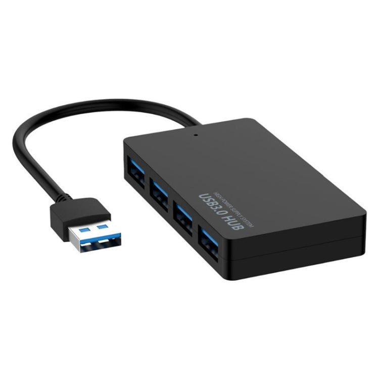 KYTC47 4-Port USB Adapterkabel Hochgeschwindigkeits USB Dockingstation Multi-Interface HUB Konverter, Schwarz USB 3.0, Schwarz Type-C