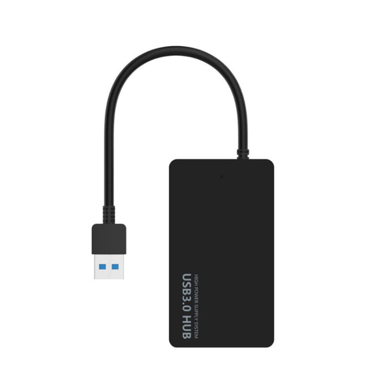 KYTC47 4-Port USB Adapterkabel Hochgeschwindigkeits USB Dockingstation Multi-Interface HUB Konverter, Schwarz USB 3.0, Schwarz Type-C
