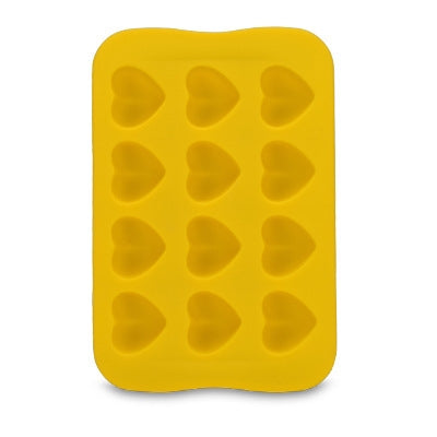 Silikon-Schokoladenform-Tablett, kreativ geformte Eiswürfel-Kuchendekorationsform, rund, quadratisch, Herz, Stern