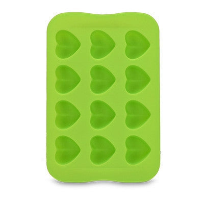Silikon-Schokoladenform-Tablett, kreativ geformte Eiswürfel-Kuchendekorationsform, rund, quadratisch, Herz, Stern