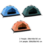 TC-014 Outdoor Strand Reise Camping Automatisches Federzelt für mehrere Personen, für 2 Personen, für 3-4 Personen