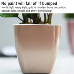 Imitations-Metall Bunter Wasserspeicher Kunststoff-Blumentopf, G109 Mittlerer Topf, G105 Kleiner Topf