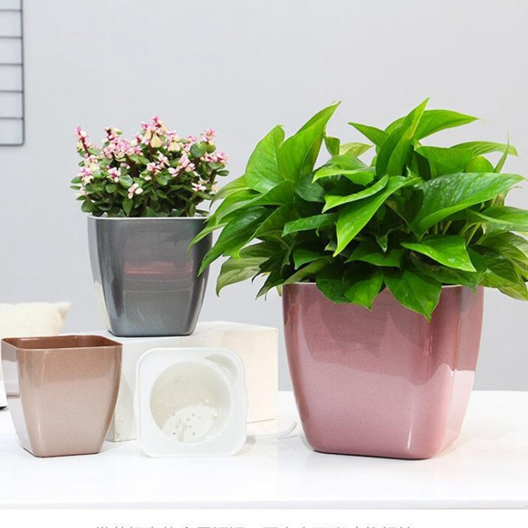Imitations-Metall Bunter Wasserspeicher Kunststoff-Blumentopf, G109 Mittlerer Topf, G105 Kleiner Topf