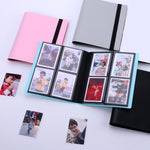 3 Zoll elastisches einfarbiges Fotoalbum mit großer Kapazität, Fotosternkarten-Aufbewahrungsbuch, 3 Zoll 160, 3 Zoll 288