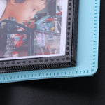 3 Zoll elastisches einfarbiges Fotoalbum mit großer Kapazität, Fotosternkarten-Aufbewahrungsbuch, 3 Zoll 160, 3 Zoll 288