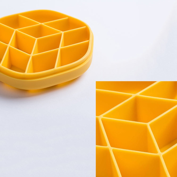 DIY Kreative Sechseckige Eiswürfelform Aufbewahrungsbox DIY Hausgemachte Eiswürfelschale, Sechseckig (Weiß), Sechseckig (Rot Blau)