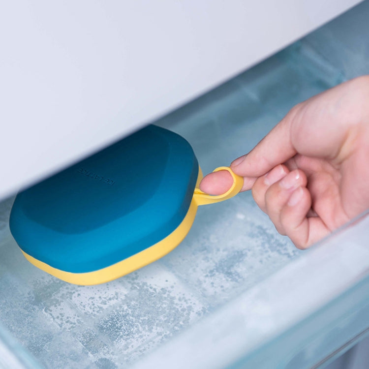 DIY Kreative Sechseckige Eiswürfelform Aufbewahrungsbox DIY Hausgemachte Eiswürfelschale, Sechseckig (Weiß), Sechseckig (Rot Blau)