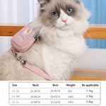 ZiChen Katzen-Trageseil, bestickter Rucksack für Kleintiere, Größen S, M, L