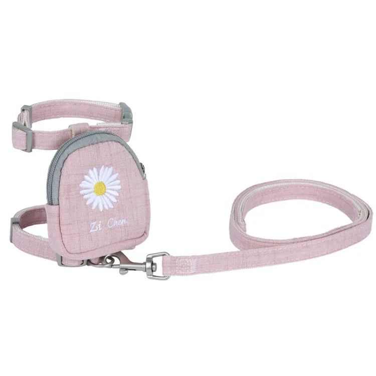 ZiChen Katzen-Trageseil, bestickter Rucksack für Kleintiere, Größen S, M, L