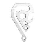 Outdoor EDC Gadget Notfallwerkzeug Multifunktions-Schlüsselclip, EDC Notfallwerkzeug