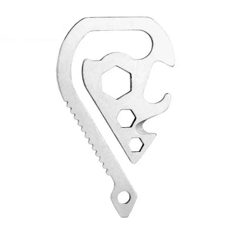 Outdoor EDC Gadget Notfallwerkzeug Multifunktions-Schlüsselclip, EDC Notfallwerkzeug