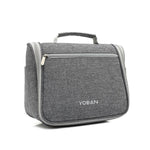 YOBAN Multifunktionale Reise- und Outdoor-Waschtasche mit großem Fassungsvermögen, wasserdichte Kosmetiktasche zum Aufhängen, Grau, Rosarot, Meerwasserblau