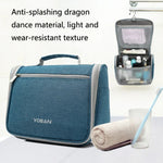 YOBAN Multifunktionale Reise- und Outdoor-Waschtasche mit großem Fassungsvermögen, wasserdichte Kosmetiktasche zum Aufhängen, Grau, Rosarot, Meerwasserblau