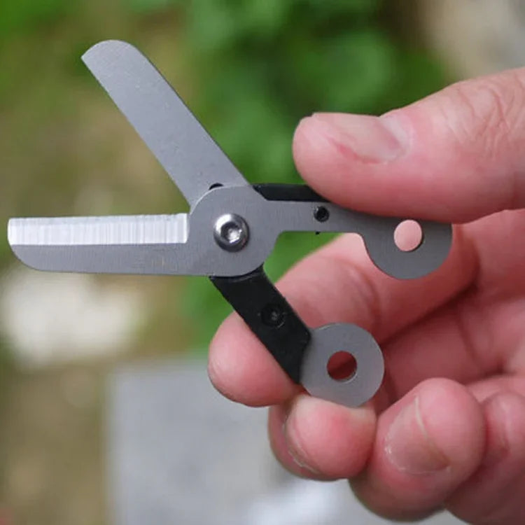 Outdoor Mini-Schere aus Edelstahl, verlustsicher, EDC-Schere, EDC-Schere