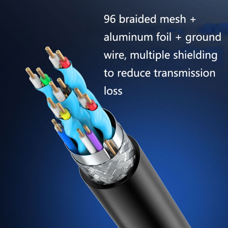 Jasoz 4K HDMI High-Definition Projector Cable Computer Video Cable Oxygen-Free Copper Core, Cable Length:, 8m, 10m, 15m, 20m
