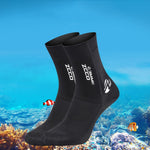 ZCCO 3mm warme rutschfeste Tauchsocken Anti-Verschleiß Knöchelflossen, 33-34, 35-36, 37-38, 39-40, 41-42, 43-44, 45-46