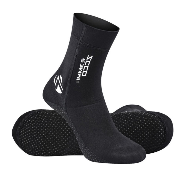 ZCCO 3mm warme rutschfeste Tauchsocken Anti-Verschleiß Knöchelflossen, 33-34, 35-36, 37-38, 39-40, 41-42, 43-44, 45-46