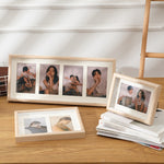 Holz Wandmontiertes Pendel Dual-Purpose Kombinations-Fotorahmen Stil：, 8 Zoll, Zweifachrahmen, Dreifachrahmen, Vierfachrahmen Horizontal, Vierfachrahmen Vertikal