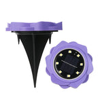 2 St. 8 LEDs Solar Petals Eingrablampe Wasserdichte Gartenrasenleuchte, Spezifikation:, Lila Lilie (weißes Licht), Lila Lilie (warmes Licht), Lila Lilie (buntes Licht), Rote Rose (weißes Licht), Rote Rose (warmes Licht), Rote Rose (buntes Licht)
