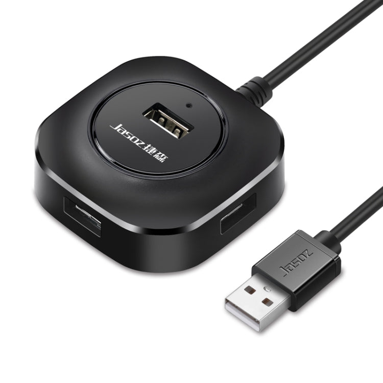 Jasoz Hochgeschwindigkeits USB2.0 4-Port HUB 1 zu 4 Docking HUB, Schwarz 0,3m, Schwarz 0,5m, Schwarz 1,2m, Weiß 0,3m, Weiß 0,5m, Weiß 1,2m