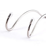 Clips Automotive Metal Car Seat Hook Auto Headrest Hanger Bag Holder for Car Bag Purse Cloth Grocery Storage Auto Fastener, Silver
