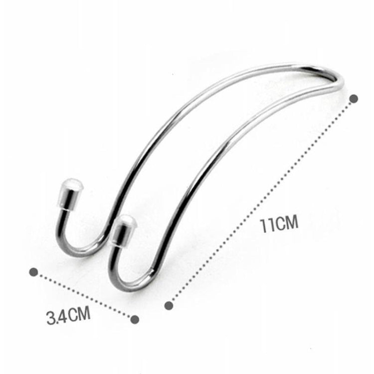 Clips Automotive Metal Car Seat Hook Auto Headrest Hanger Bag Holder for Car Bag Purse Cloth Grocery Storage Auto Fastener, Silver