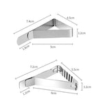 30 Stück Tischdeckenklammer aus Edelstahl, dreieckige Tischklammer, Picknick-flexible Klammer, 30 Stück (klassisch), 30 Stück (Welle)