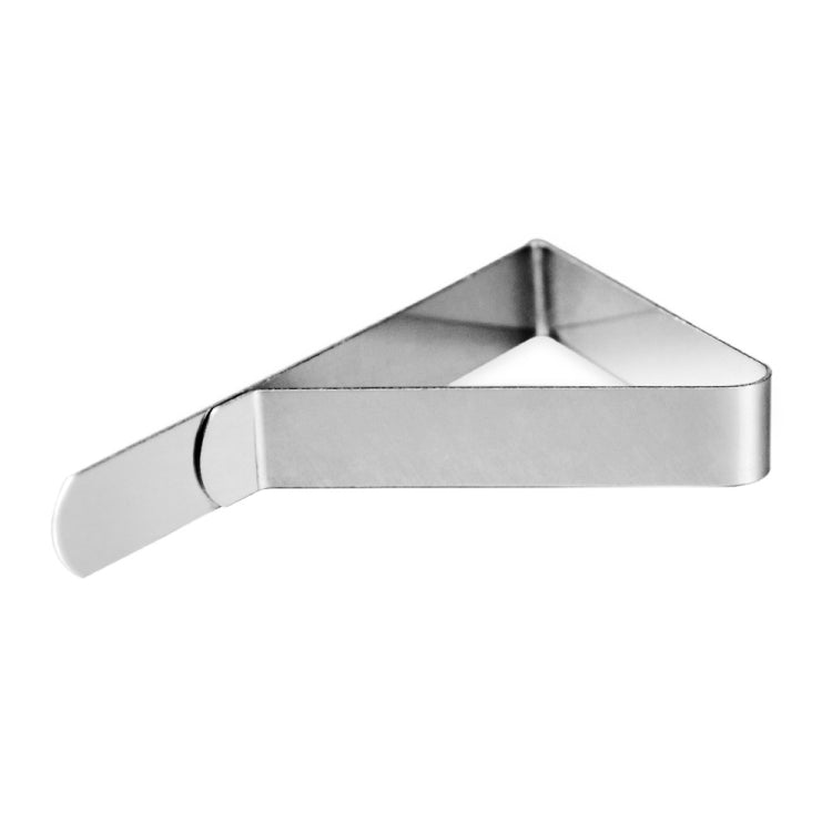 30 Stück Tischdeckenklammer aus Edelstahl, dreieckige Tischklammer, Picknick-flexible Klammer, 30 Stück (klassisch), 30 Stück (Welle)