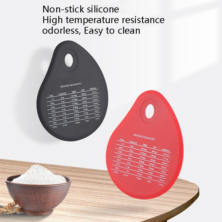 Silikonschaber, Creme-Spatel, Buttermesser, Abstreifer, Buttermesser-Abstreifer (Schwarz), Buttermesser-Abstreifer (Rot)