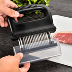 48 Fleischzartmacher mit Griff zartes Fleisch Küchenwerkzeug Grillfleisch, 48-Stift 20A48