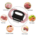 48 Fleischzartmacher mit Griff zartes Fleisch Küchenwerkzeug Grillfleisch, 48-Stift 20A48