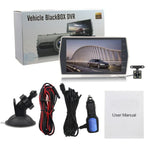 4-Zoll HD 1080P Dual-Objektiv Nachtsicht Front- und Heck-Video-Fahrtenschreiber, 1080P