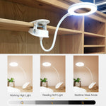 YAGE YG-8102 2W 18LEDs Touch-Schalter 3-Stufen Dimmung Klemmlampe Augenschutz LED-Licht