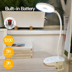 YAGE YG-8102 2W 18LEDs Touch-Schalter 3-Stufen Dimmung Klemmlampe Augenschutz LED-Licht