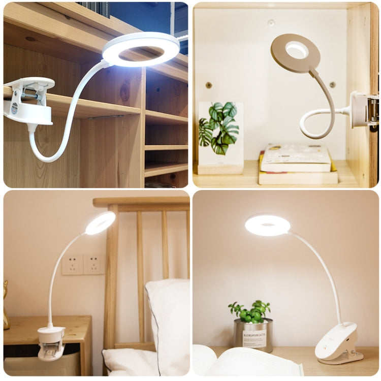 YAGE YG-8102 2W 18LEDs Touch-Schalter 3-Stufen Dimmung Klemmlampe Augenschutz LED-Licht