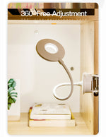 YAGE YG-8102 2W 18LEDs Touch-Schalter 3-Stufen Dimmung Klemmlampe Augenschutz LED-Licht
