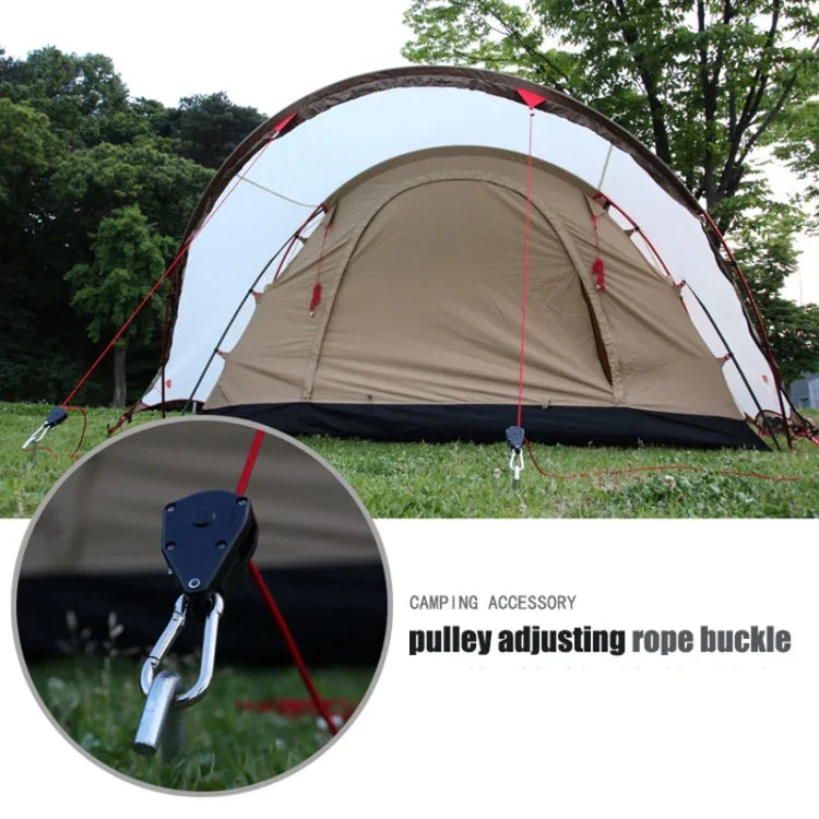 CF-150 Outdoor Camping Seileinstellschlaufe für Zeltvordach Winddichte Seilstopper