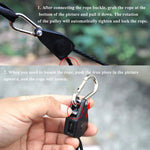 CF-150 Outdoor Camping Seileinstellschlaufe für Zeltvordach Winddichte Seilstopper