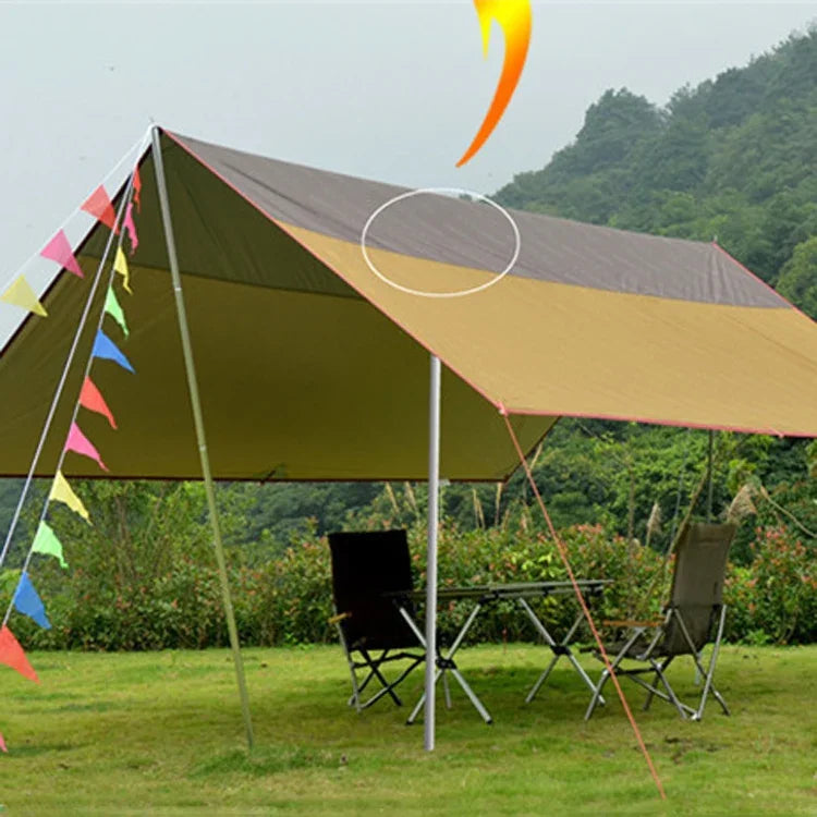 Outdoor-Vordachstangen-Gummihülse Campingzelt-Vordachzubehör Schutzkappe aus Kunststoff, zufällige Farblieferung