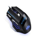 GAMING BLOODBAT GM02 7-Tasten USB-Kabelgebundene Optoelektronik-Gaming-Maus mit digitaler Atemlichtfunktion