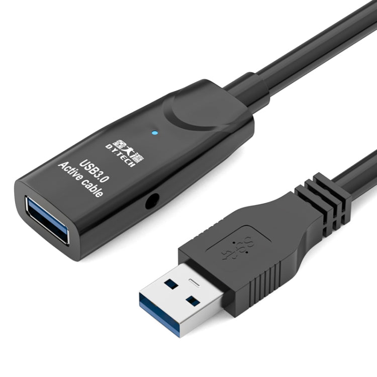 D.Y.TECH USB 3.0 Stecker zu Buchse Verlängerungskabel Doppelgeschirmtes Chip-Datenkabel, Länge:, 10m, 15m