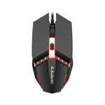 2 Stück K-Snake M11 4-Tasten 1600DPI Leuchtende Gaming-Maus mit Kabel, USB-Kabel, Kabellänge: 1,5 m