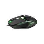 2 Stück K-Snake M11 4-Tasten 1600DPI Leuchtende Gaming-Maus mit Kabel, USB-Kabel, Kabellänge: 1,5 m