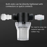 Wasserrohr Vorderer Kunststofffilter Gartenbewässerung Wasserreiniger, Spezifikation:, 4-Punkt Schnittstelle 40 Mesh