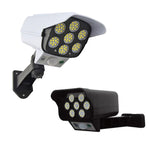 Solar-Sensor-LED-Wandleuchte, Überwachungskamera-Simulation, Blendschutz, Diebstahlschutz, Straßenlampe, Stil:, Fernbedienung (42LED), Fernbedienung (77LED)