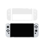 DOBE Game Controller Transparente Kristallhülle aus TPU Schutzhülle für Switch OLED Konsole, TNS-1133C