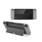 DOBE Game Controller Transparente Kristallhülle aus TPU Schutzhülle für Switch OLED Konsole, TNS-1133C