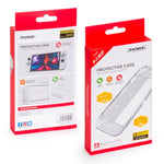 DOBE Game Controller Transparente Kristallhülle aus TPU Schutzhülle für Switch OLED Konsole, TNS-1133C