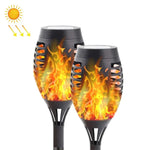2er-Set Solar-Flammenleuchten für den Außenbereich, Hof, Park, Rasendekoration, wasserdichte Landschaftsleuchte